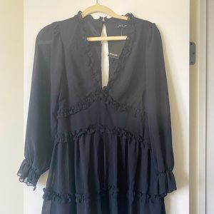 Brand New Nasty Gal Ruffle Dress